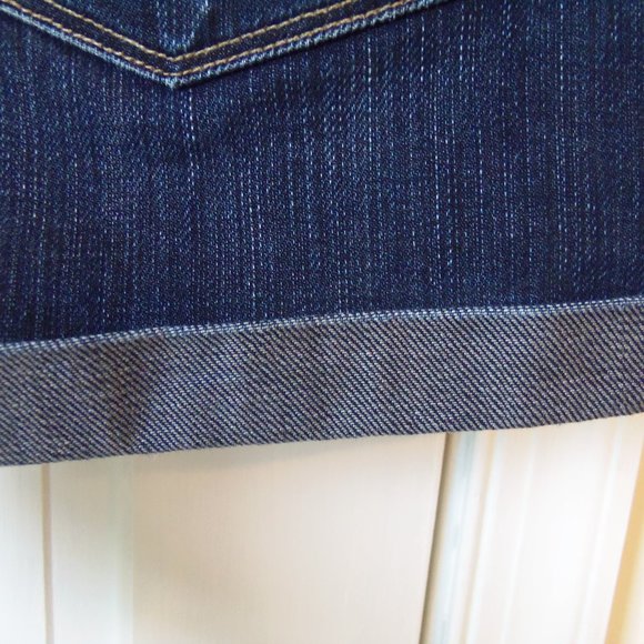 Paige Jimmy Jimmy Cuffed Denim Shorts sz 32 - Picture 6 of 8